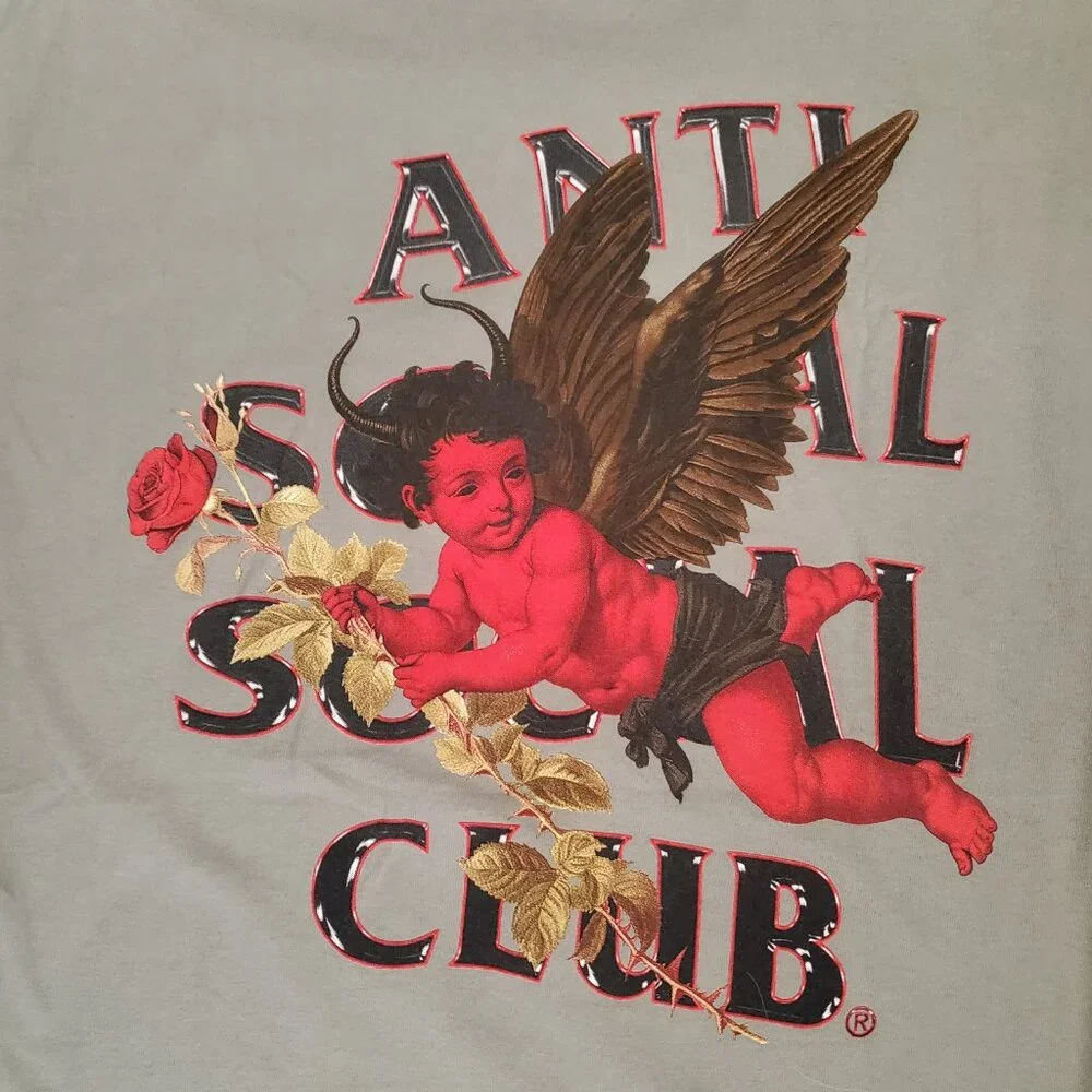 Anti Social Social Club Devil Cherub Tee - Size M - Picture 7 of 7